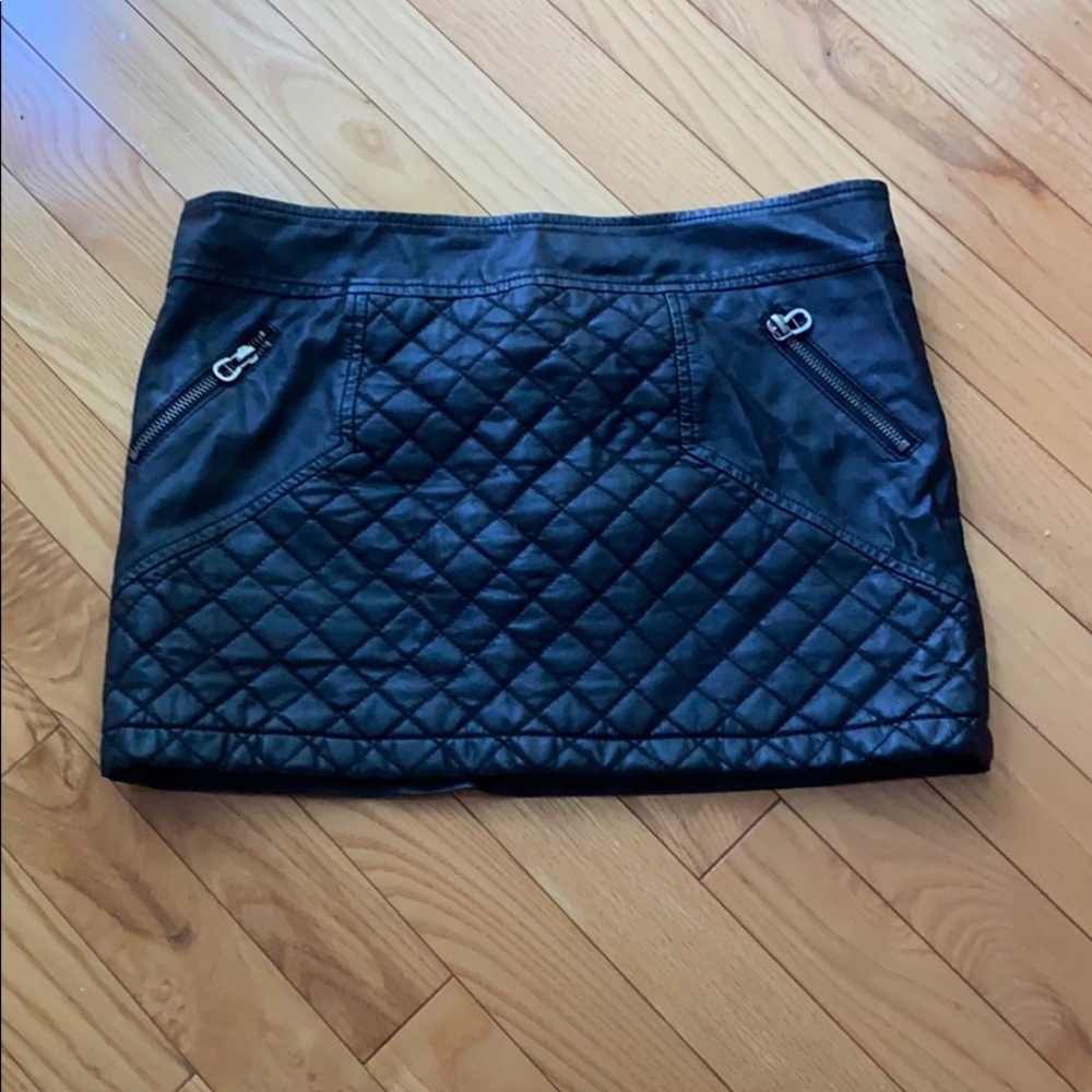 Leather skirt